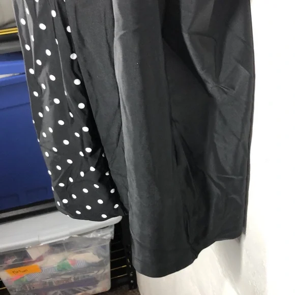 NWT Swim by Cacique black and white polka dot swim tank size 40C - Picture 6 of 13